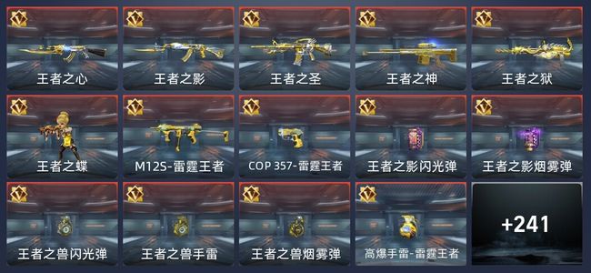 穿越火线：枪战王者V6 25王者 272英雄武器 8英雄角色 507万化 枪圣SSS