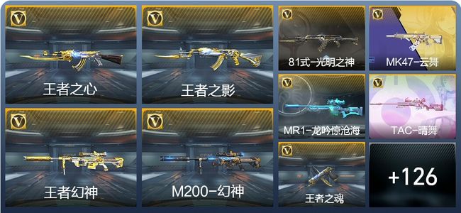 穿越火线：枪战王者V5 11王者武器 142英雄武器 4英雄角色 330万化 枪圣SS