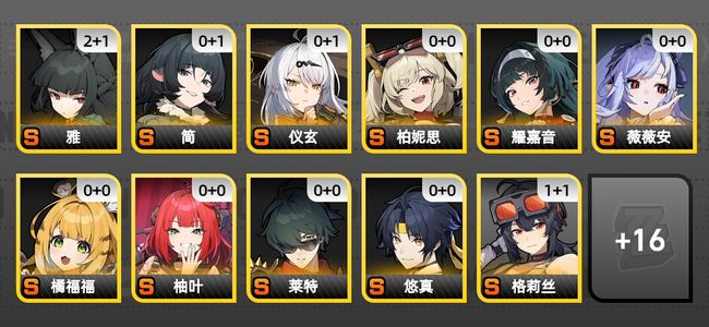 绝区零27黄 21角色黄 15S角色 6S音擎 9S邦布 男主 57