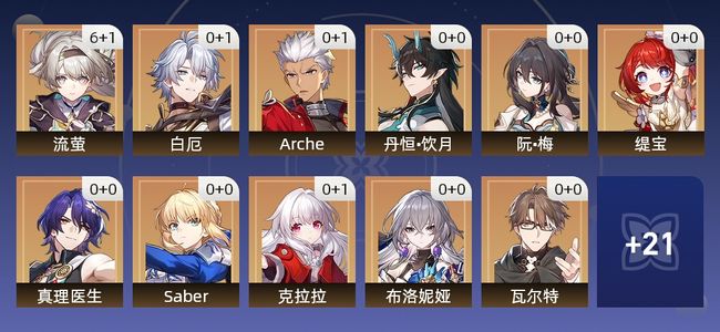 崩坏：星穹铁道28黄 19角色黄 9光锥黄 13五星角色 5五星光锥 66级 女主