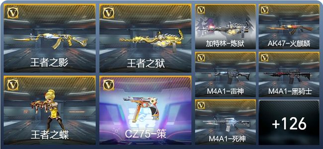 穿越火线:枪战王者V2 3王者武器 135英雄武器 3英雄角色 177万化 专家