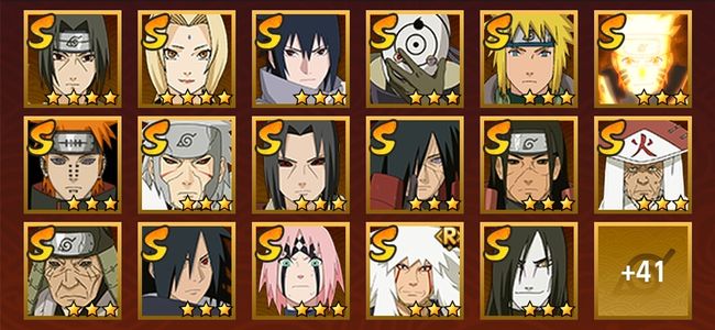 火影忍者V7 19S忍 39A忍 179忍 2686S碎片 16通灵 1000W战力 前500名 上忍