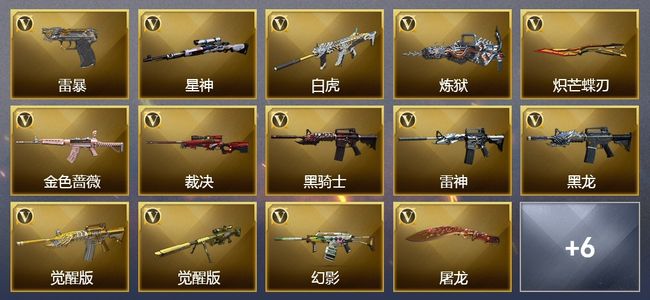 穿越火线（CF）18V武器 2V角色 20皮肤 可排位 传奇