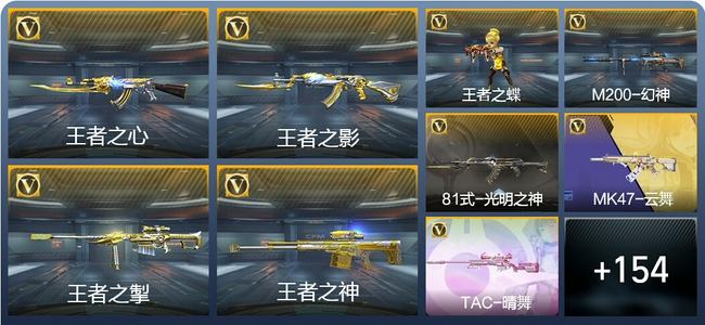 穿越火线：枪战王者V5 9王者武器 178英雄武器 5英雄角色 323万化 专家S