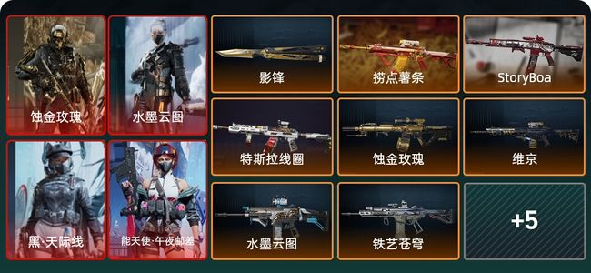 三角洲行动总资产380M 8干员外观 1传说近战 12传说枪械 黑鹰