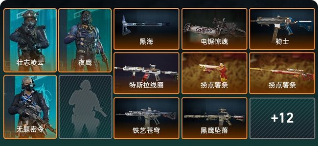 三角洲行动总资产912M 3干员外观 2传说近战 18传说枪械 青铜