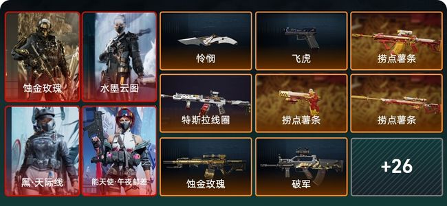 三角洲行动总资产453M 13干员外观 1传说近战 33传说枪械 钻石