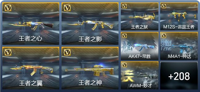 穿越火线：枪战王者V8 20王者武器 233英雄武器 9英雄角色 491万化 传奇