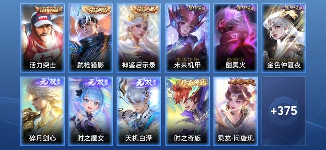 王者荣耀【苹果版】V9 3典藏 3无双 3星传说 19传说 114史诗 384皮肤 至尊星耀II