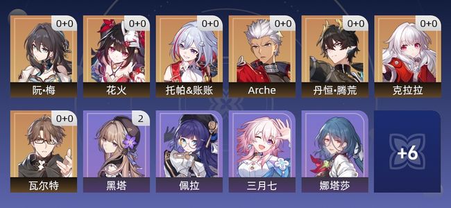 崩坏：星穹铁道8黄 7角色黄 1光锥黄 7五星角色 1五星光锥 70级 女主