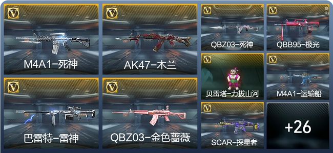 穿越火线：枪战王者V1 1王者武器 37英雄武器 1英雄角色 29万化 大师