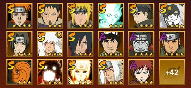 火影忍者V11 16S忍 43A忍 184忍 2055S碎片 18通灵 700W战力 前1000名 暗部