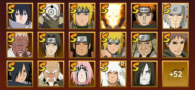 火影忍者V12 21S忍 48A忍 207忍 2920S碎片 17通灵 1000W战力 前500名 影级