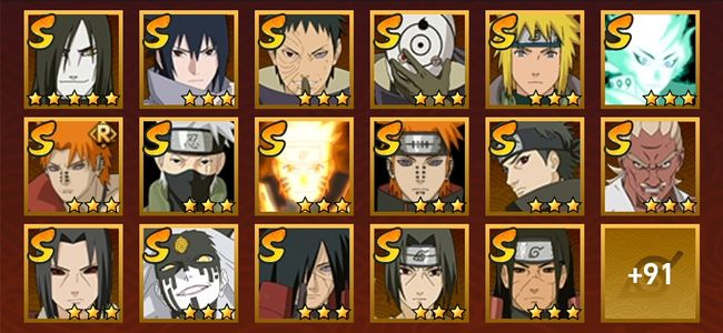 火影忍者V13 43S忍 67A忍 328忍 4995S碎片 22通灵 2000W战力 前100名 中忍