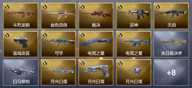 穿越火线（CF）12V武器 2V角色 8皮肤 可排位 新锐
