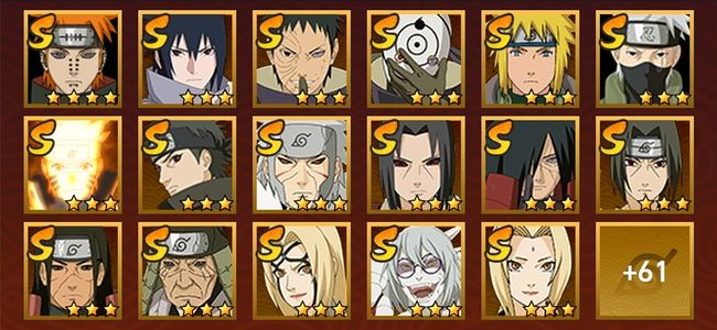 火影忍者V11 25S忍 53A忍 246忍 3072S碎片 22通灵 1000W战力 前1000名 上忍