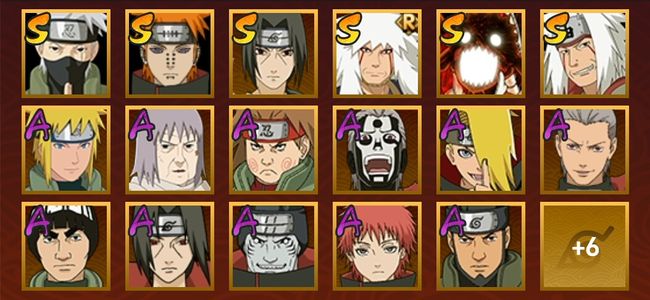 火影忍者【苹果版】V6 6S忍 17A忍 23忍 6S碎片 9通灵 200W战力 前1000名 上忍