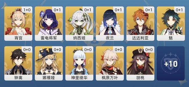 原神42黄 28角色黄 14武器黄 21五星角色 14五星武器 男主 58级