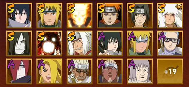 火影忍者V7 9S忍 27A忍 36忍 9S碎片 15通灵 600W战力 前1000名 中忍