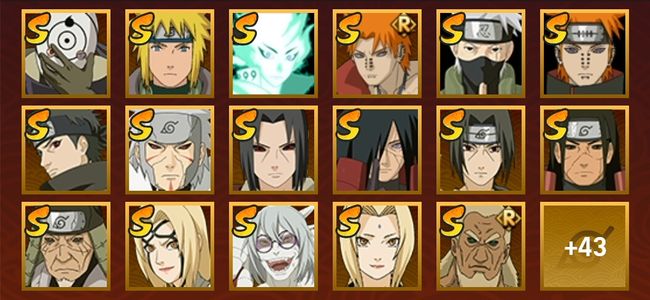 火影忍者V12 24S忍 37A忍 61忍 24S碎片 19通灵 1000W战力 前500名 中忍