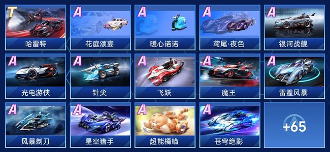 QQ飞车手游V9 1永久T车 46永久A车 79永久赛车 36宠物 女号 铂金
