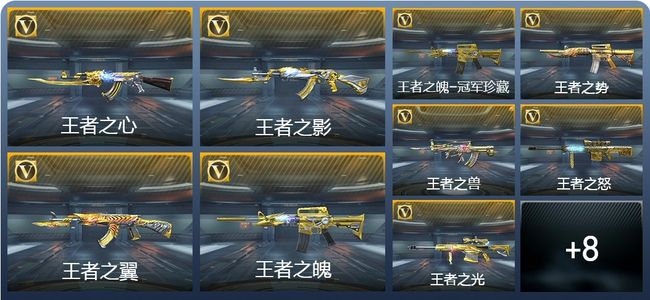 穿越火线：枪战王者V9 17王者武器 284英雄武器 284万化 新锐