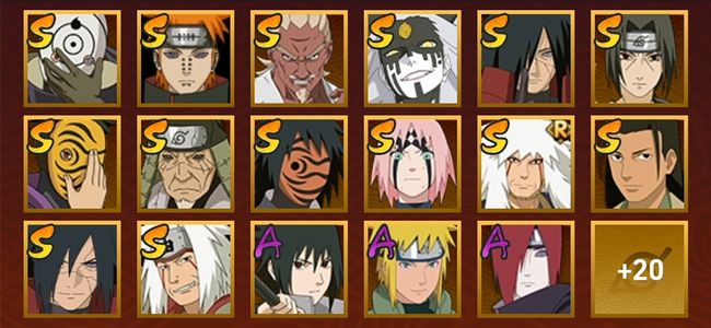 火影忍者V10 17S忍 34A忍 39忍 19通灵 100W内战力 上忍