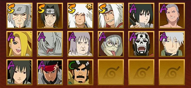 火影忍者V1 6S忍 20A忍 17忍 14通灵 100W内战力 上忍