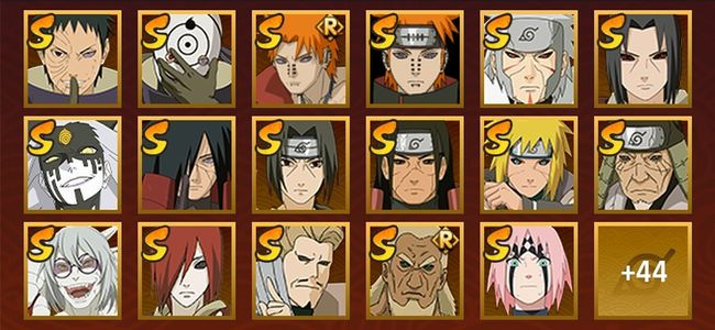 火影忍者V14 28S忍 59A忍 71忍 20通灵 100W内战力 上忍