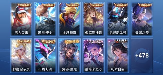 王者荣耀V10 8典藏 46传说 162史诗 491皮肤 至圣王者