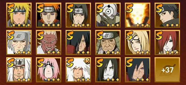 火影忍者V12 19S忍 51A忍 223忍 2834S碎片 21通灵 1000W战力 前1000名 影级