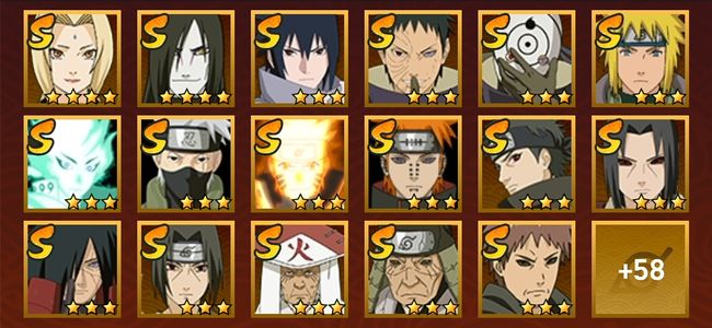 火影忍者V12 25S忍 50A忍 235忍 3338S碎片 19通灵 1000W战力 前500名 暗部