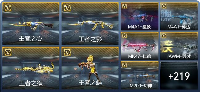 穿越火线：枪战王者V6 15王者武器 228英雄武器 11英雄角色 402万化 枪皇SSS