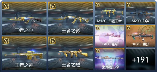 穿越火线：枪战王者V7 9王者武器 200英雄武器 3英雄角色 413万化 大师SS