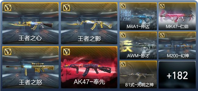 穿越火线：枪战王者V7 8王者武器 191英雄武器 7英雄角色 308万化 专家S