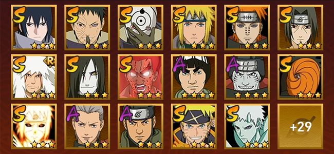 火影忍者V11 13S忍 33A忍 154忍 1818S碎片 15通灵 500W战力 暗部