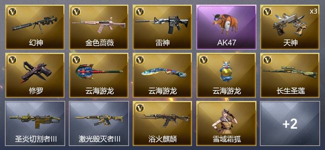 穿越火线（CF）11V武器 1V角色 1皮肤 可排位 宗师
