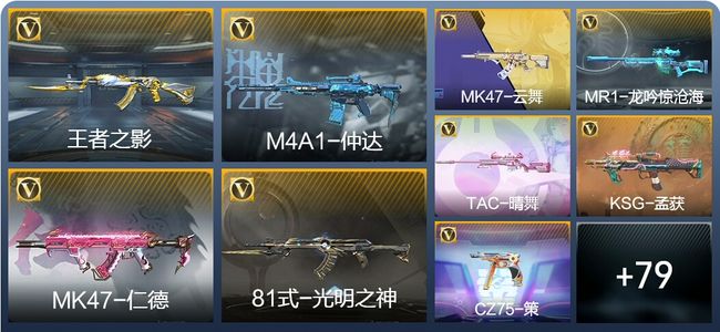 穿越火线：枪战王者V4 2王者武器 141英雄武器 新锐