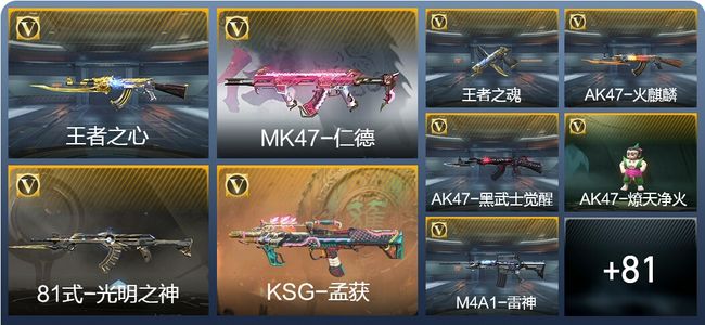 穿越火线：枪战王者V2 183英雄武器 新锐