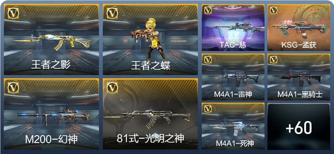 穿越火线：枪战王者V5 139英雄武器 新锐