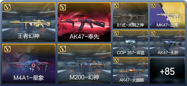 穿越火线：枪战王者V6 2王者武器 194英雄武器 新锐