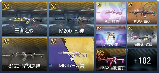 穿越火线：枪战王者V4 193英雄武器 新锐