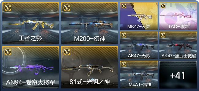 穿越火线：枪战王者V3 79英雄武器 新锐