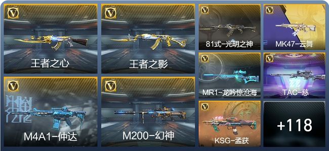 穿越火线：枪战王者V3 215英雄武器 新锐