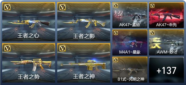 穿越火线：枪战王者V7 248英雄武器 新锐