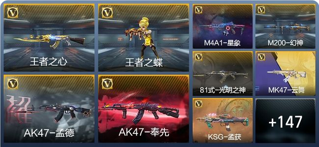 穿越火线：枪战王者V7 244英雄武器 新锐