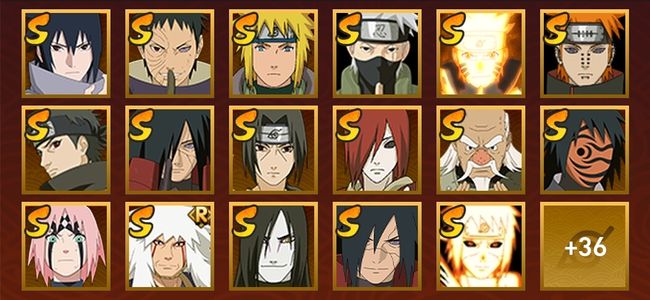 火影忍者V11 18S忍 36A忍 54忍 600W战力 见习