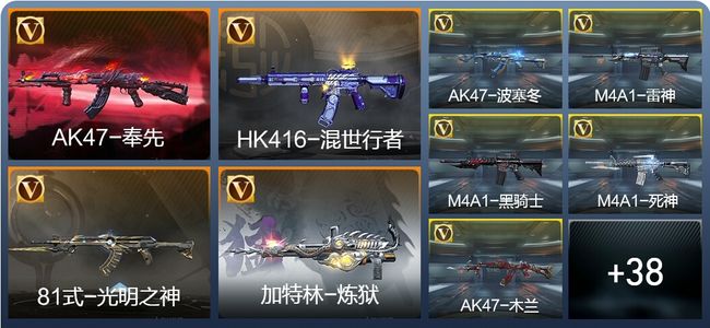 穿越火线：枪战王者V5 65英雄武器 新锐