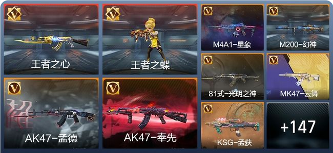 穿越火线：枪战王者V7 244英雄武器 新锐