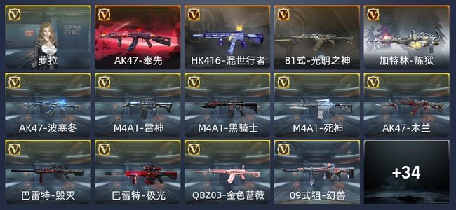 穿越火线：枪战王者V5 65英雄武器 新锐